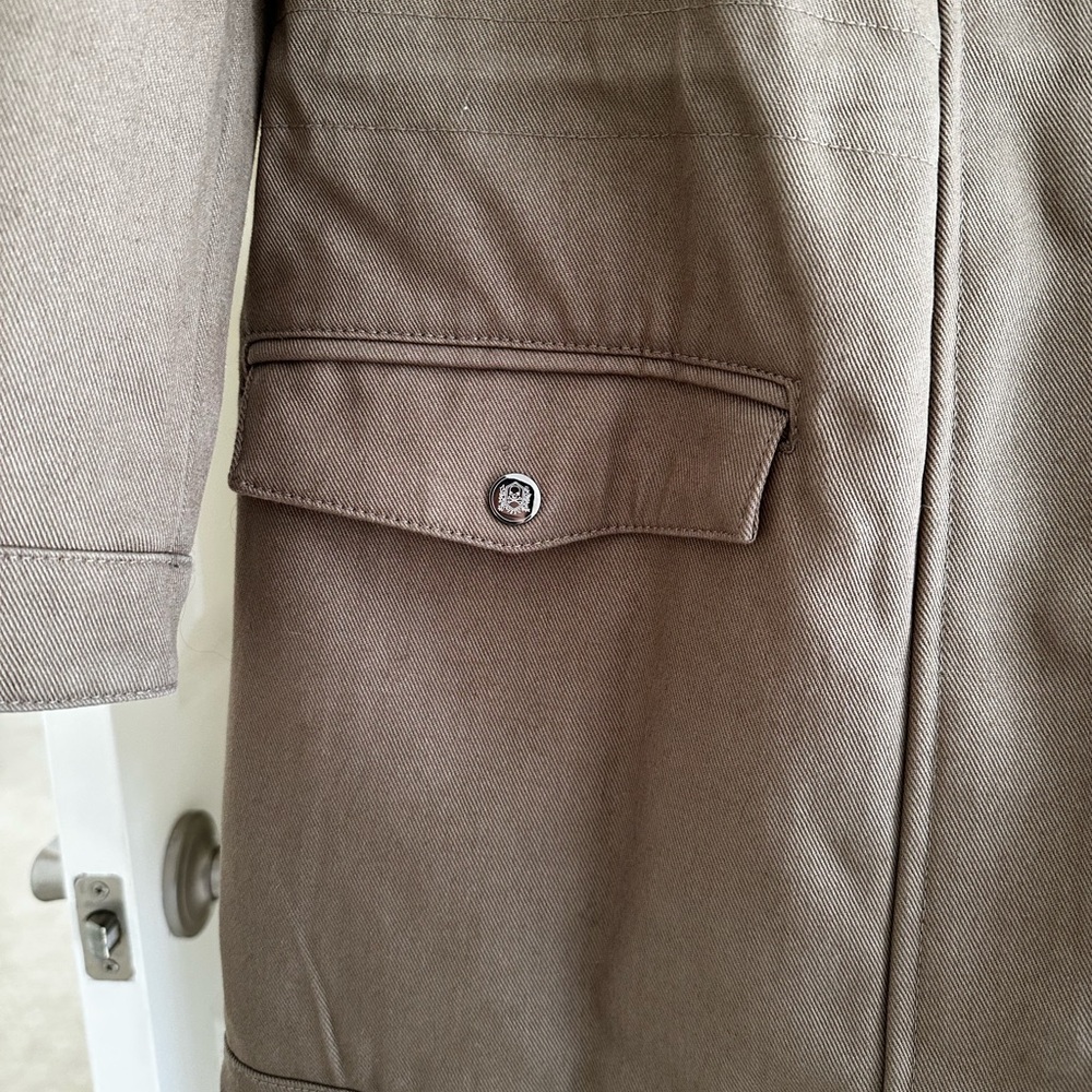 The Kooples Raccoon Fur Cotton Parka - Picture 3 of 11